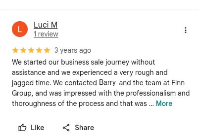Google review from Luci M mentioning Barry Western